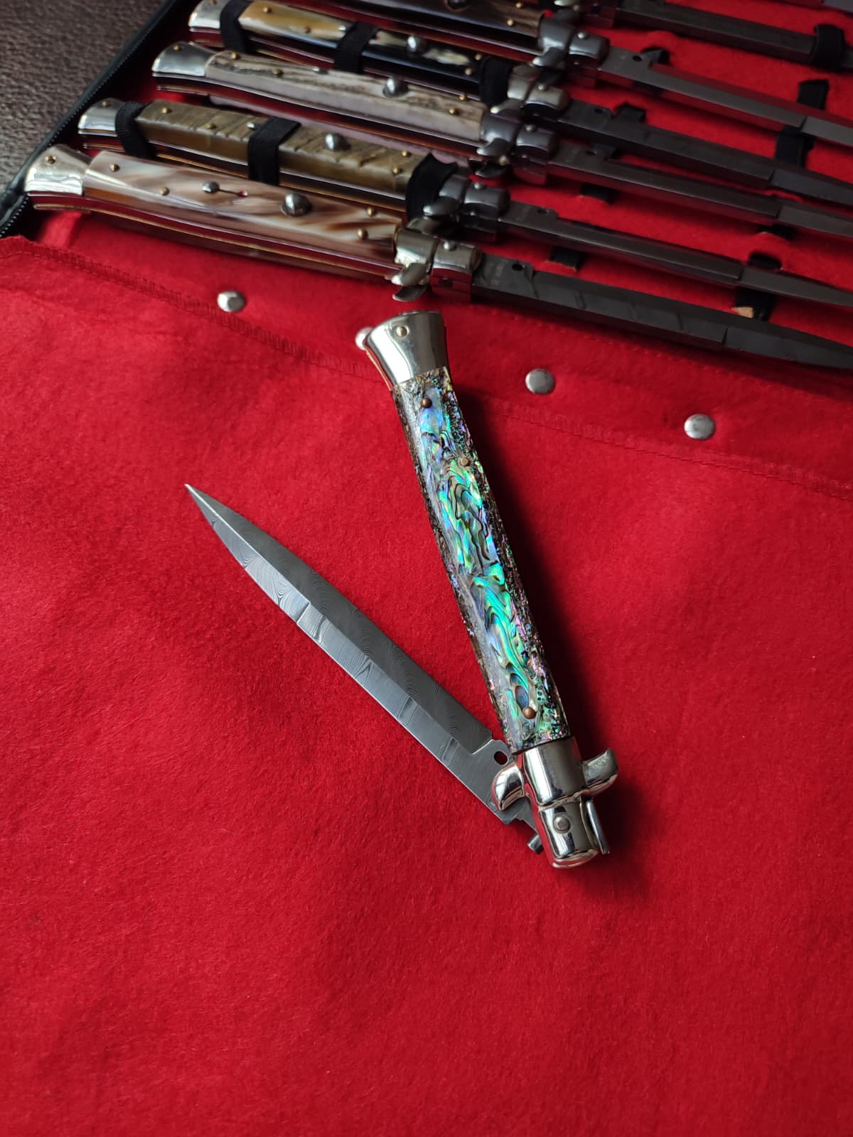 Frank Beltrame Limited Edition 28 Cm Paslanmaz İsveç Damascus İtalyan Stiletto