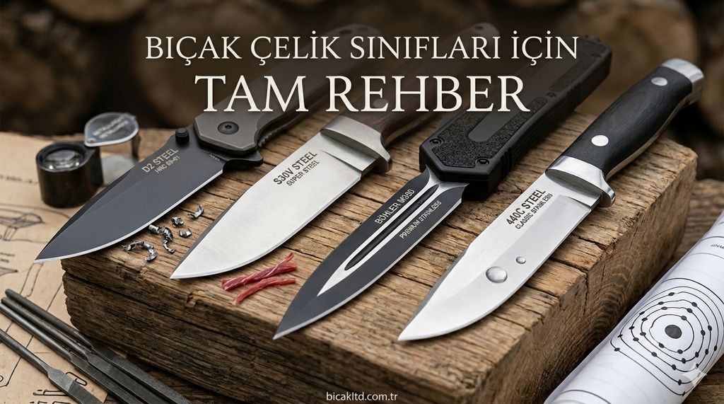Bıçak Çelik Sınıfları Rehberi: Hangi Çelik En İyisi? - Bıçak LTD