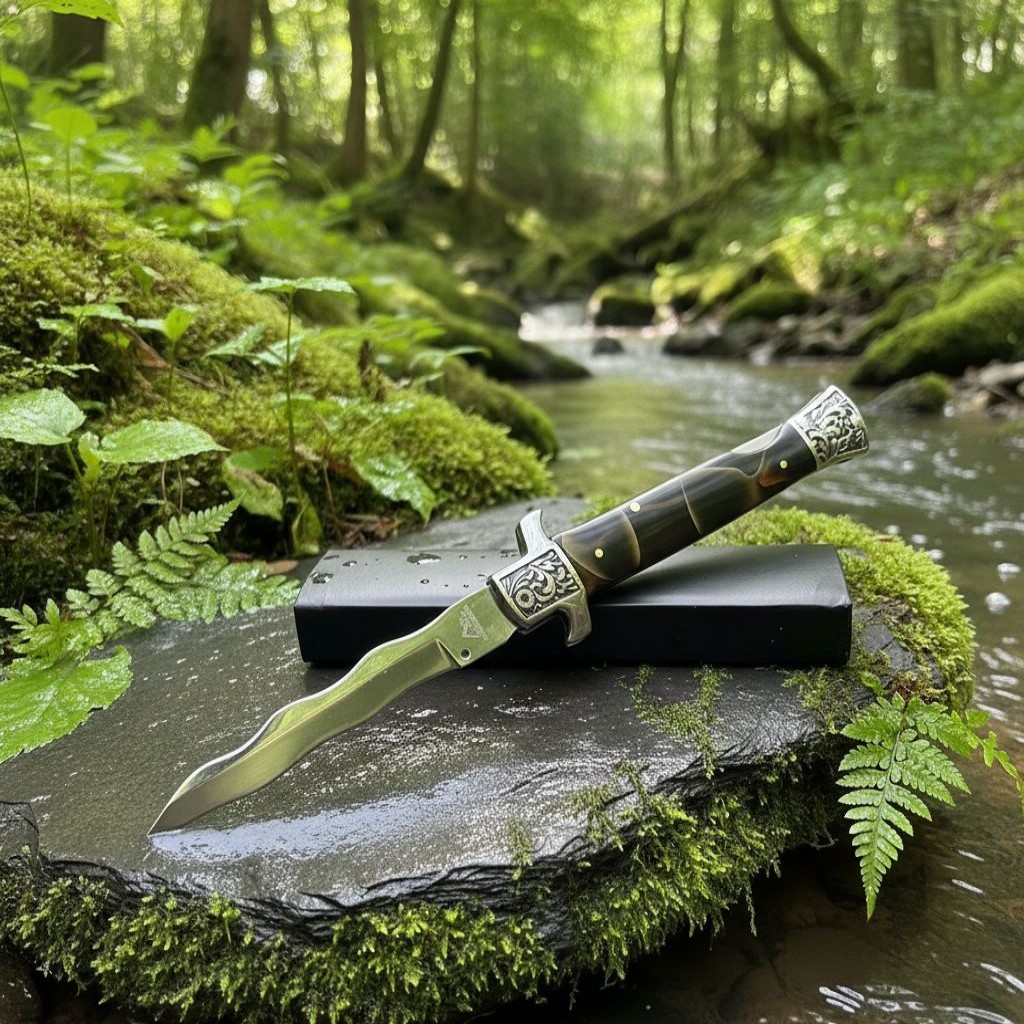 Akc Criss Pocket Knife Sedef Kabze Manuel Kamp Çakısı