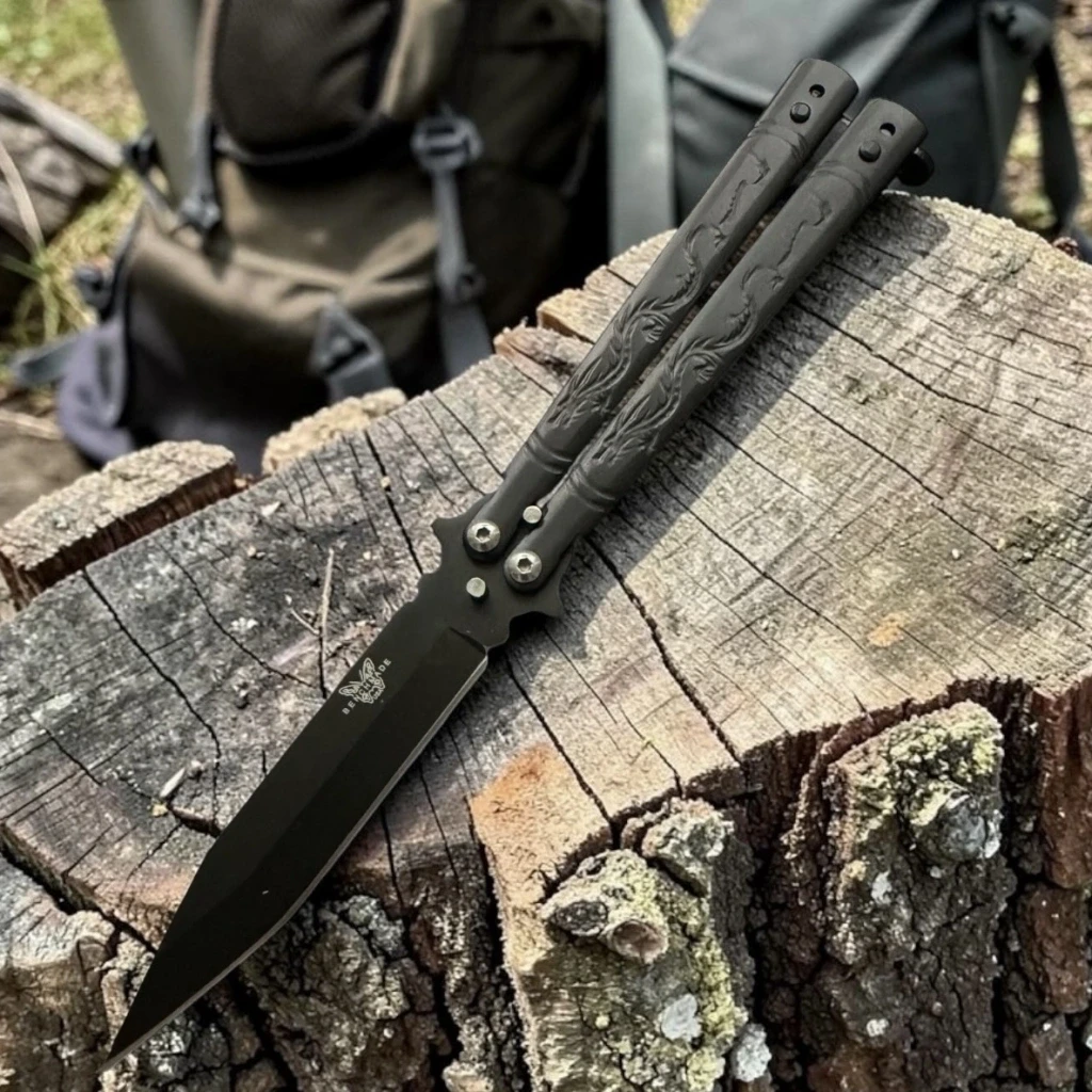 Benchmade Ejderha Desenli Kelebek Çakı TK-25