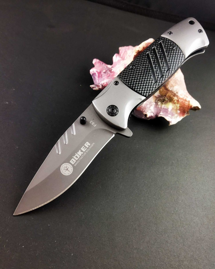 Böker F83 Soft Kabze Otomatik Kamp Çakısı Böker F83 Soft Kabze Otomatik Kamp Çakısı