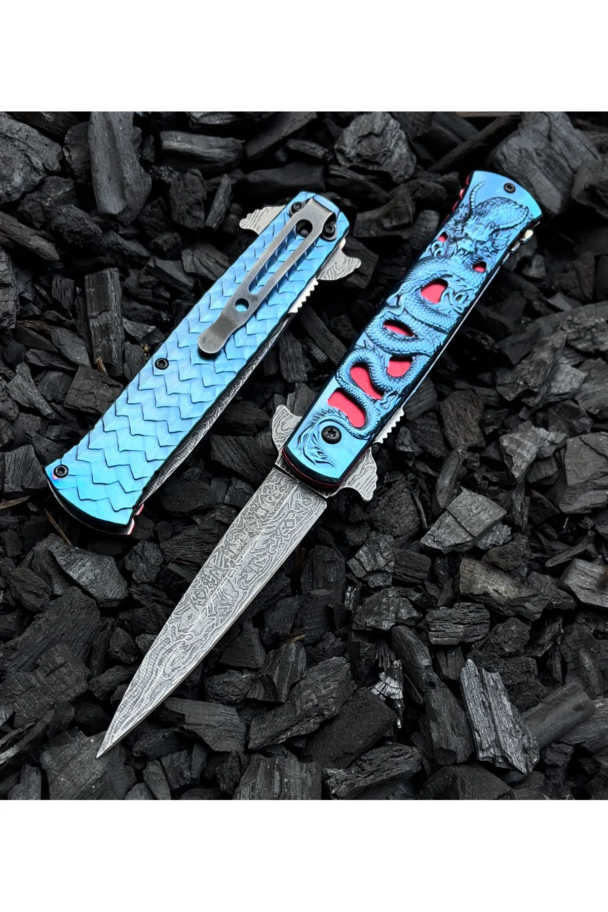 Browning Ejderha Desenli Kamp Çakısı Browning Ejderha Desenli Kamp Çakısı