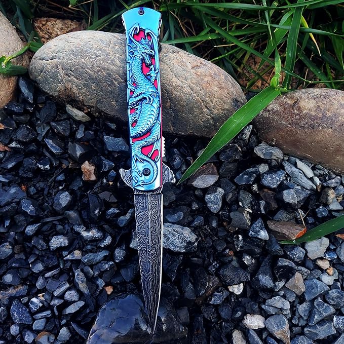 Browning Ejderha Desenli Kamp Çakısı Browning Ejderha Desenli Kamp Çakısı