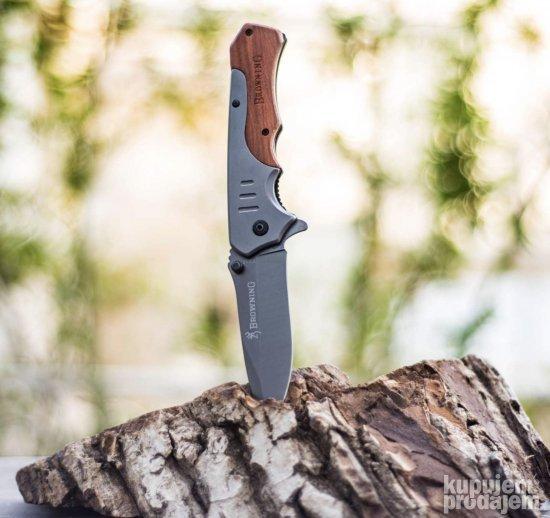 Browning FA17 Ahşap Kabze Otomatik Kamp Çakısı Browning FA17 Ahşap Kabze Otomatik Kamp Çakısı