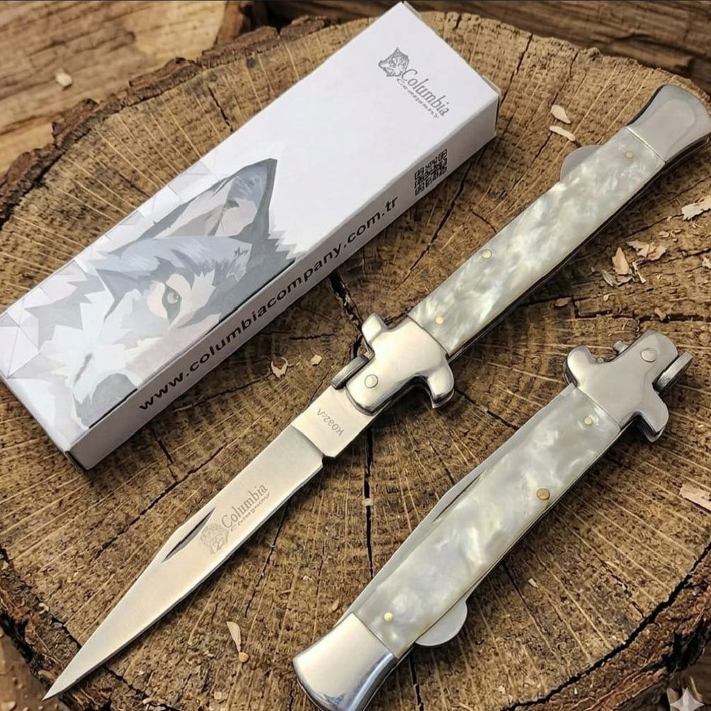 Columbia Company A032A Sedef Kabze Manuel Kamp Çakısı