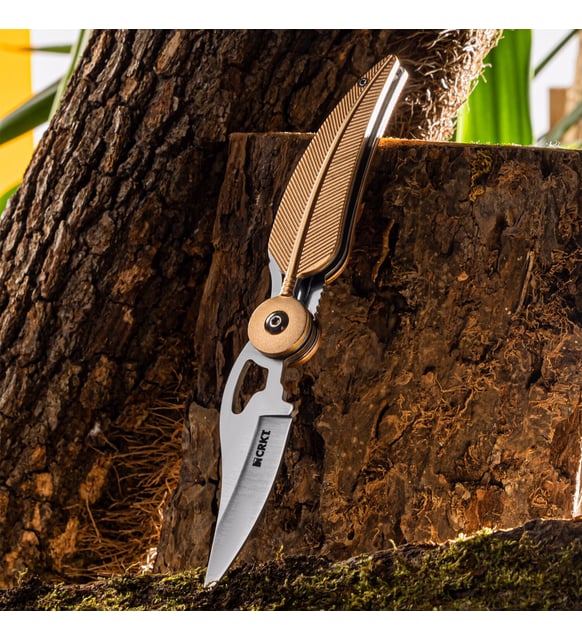 Crkt 6077-Br Brown Tüy Kamp Çakısı Crkt 6077-Br Brown Tüy Kamp Çakısı