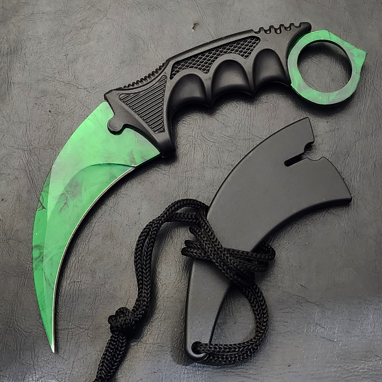 Cs Go Yeşil Desenli Karambit