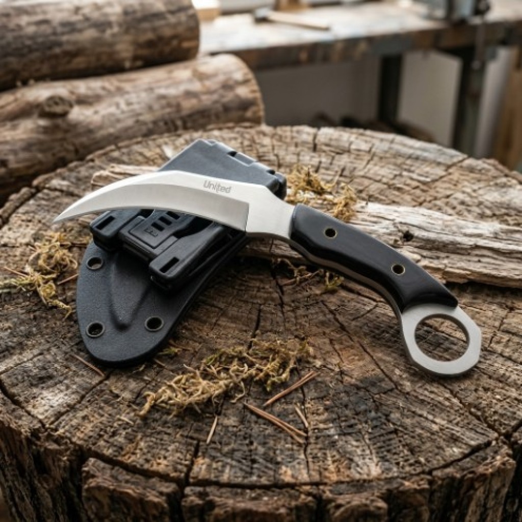 United Claw Cutter 17 cm Karambit Bıçağı – Özel Kydex Kılıflı Ergonomik Taktik Kamp Bıçağı